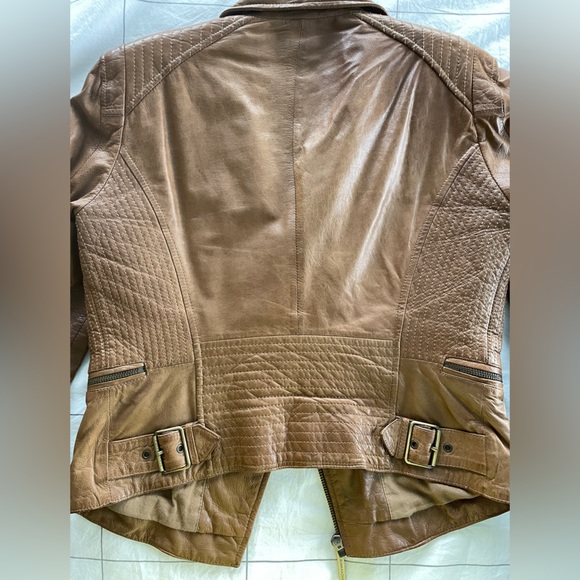 BCBG Moto Leather Jacket XS - Picture 6 of 15